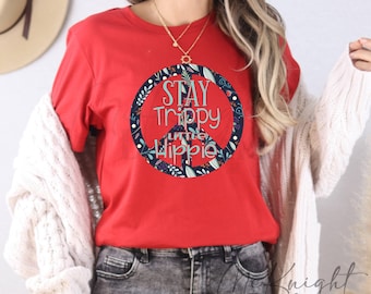 Diseño digital PNG con el símbolo de la paz azul, estilo hippie psicodélico, para sublimación, DTF, UVDTF, envoltorios de vasos retro, tazas y camisetas - vibes design