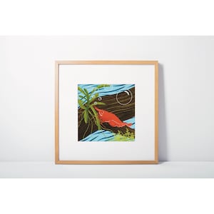 Shrimp Art Print, Shrimp Illustration, Nursery Wall Art, Kids Home Decor