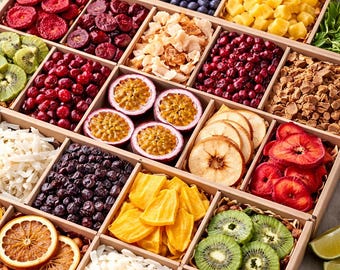 Mezcla de cítricos para cócteles: guarnición de naranja, limón, lima y pomelo deshidratados para cócteles y té.