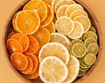 Citrus Bar Mix – Dried Orange Lemon Tangerine Pomelo Lime | Natural Slices for Drinks, Tea & Cocktail Garnish