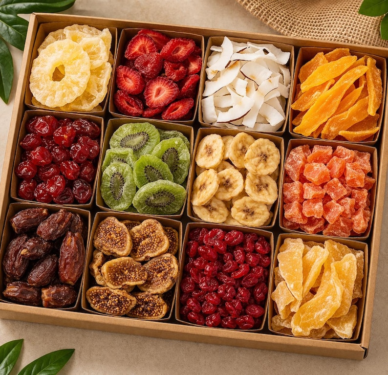 Cocktail Garnish Mix – Dried Orange Lemon Pineapple Cranberry Apple | Natural Cocktail Starter Kit | Drink Decoration Fruit Set image 7