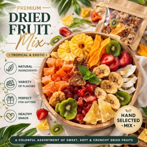 Cocktail Garnish Mix – Dried Orange Lemon Pineapple Cranberry Apple | Natural Cocktail Starter Kit | Drink Decoration Fruit Set image 5