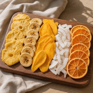 Exotische getrocknete Früchte Geschenkbox | Tropische Cocktailgarnitur, gesunder Snack, Gourmet-Geschenkkorb