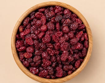 Whole Dried Lingonberries – Natural Nordic Tart Superfruit for Tea