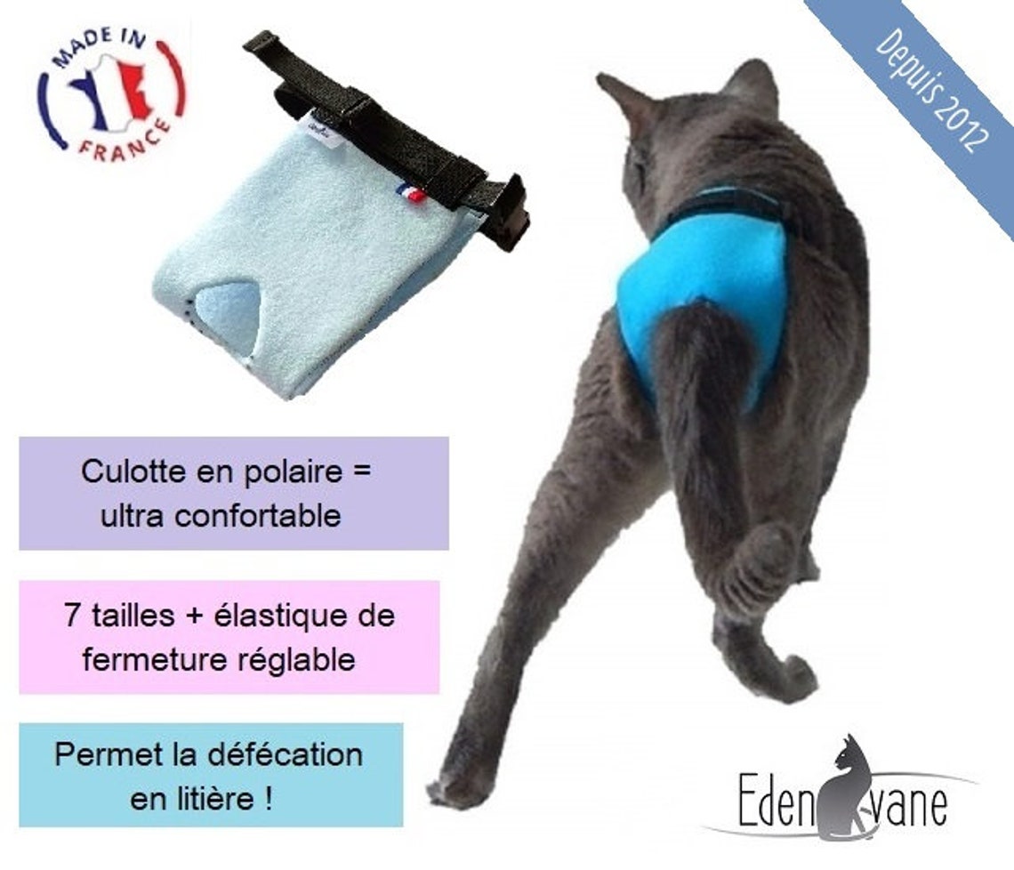 Urinary incontinent cat pants EXPRESS panties made in Etsy