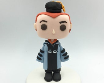 Custom Funko Pop Clay Figurine, Custom Graduation Gift, Doctoral Clay Figurine, Gift for Funko Pop Lover, Gift from Siblings, Gift from Wife