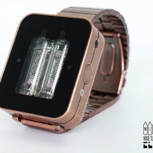 Nixie tube watch unqiue vintage rare russia tubes cold cathode display IN16 tubes Cool watch ever