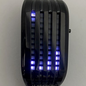 Reloj LED de acero inoxidable con código de barras Seahope, artículos coleccionables vintage únicos, raros en el mercado, aspecto caro, edición limitada, producción detenida