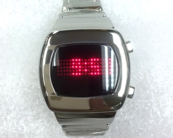 Zeon Tech led matrix watch unique vintage collectible items rare in the market expensive looking limited edition stop production