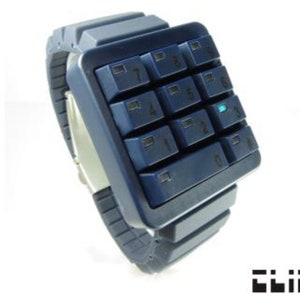 Click KeyPad Watches, LED LCD Digital unisex unique special gift men boy geek good