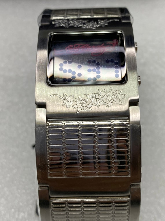 Ed Hardy LCD Watch Unique Vintage Collectible Items Rare in the