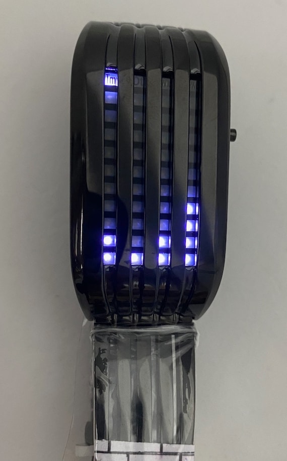 Seahope Barcode Stainless Steel LED Watch Unique Vintage Seahope Barcode Stainless Steel LED Watch Unique Vintage