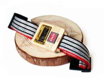 Computer DIP switch LCD wood watch unique collectible items rare in the market limited edition stop production last one