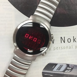Retro Custom Name LED OVO Classic watch 1970 style digital HP stop production module limited edition