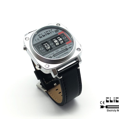 Click kWh Roller Meter watch limited edition leather strap Japan popular