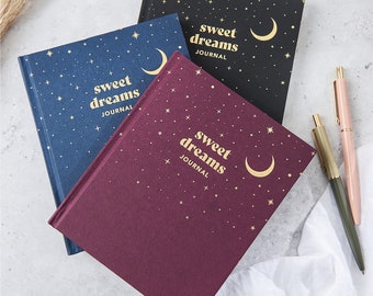 Evening Reflection Journal, Sweet Dreams Journal, Night Time, Bedtime Gratitude, Mindfulness, Daily Diary