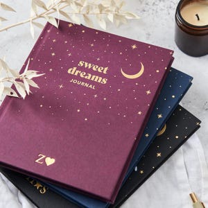 Evening Reflection Journal, Sweet Dreams Journal, Night Time, Bedtime Gratitude, Mindfulness, Daily Diary