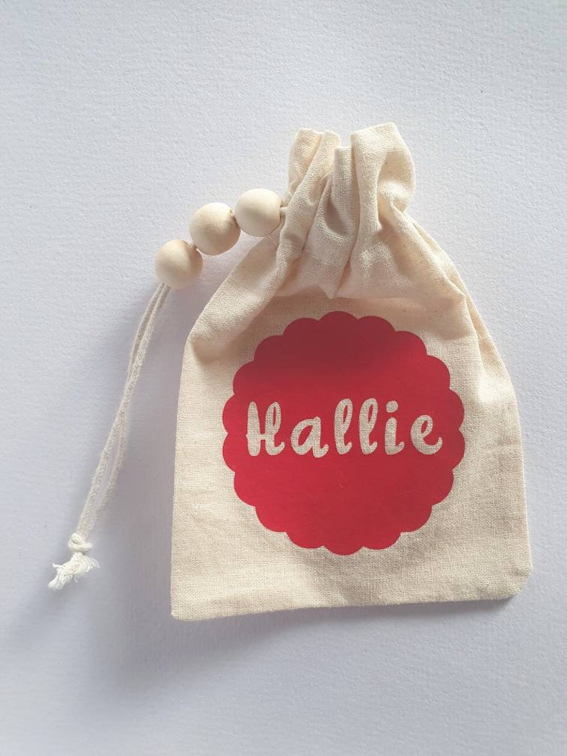 Personalised Fabric Lolly Party Bags Etsy