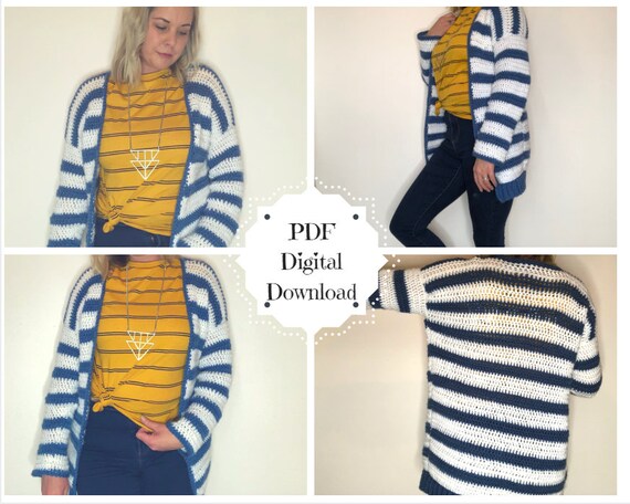 crochet boyfriend cardigan pattern