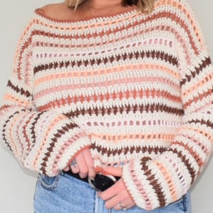 Crochet Pattern | The MARGOT Sweater / Summer Jumper