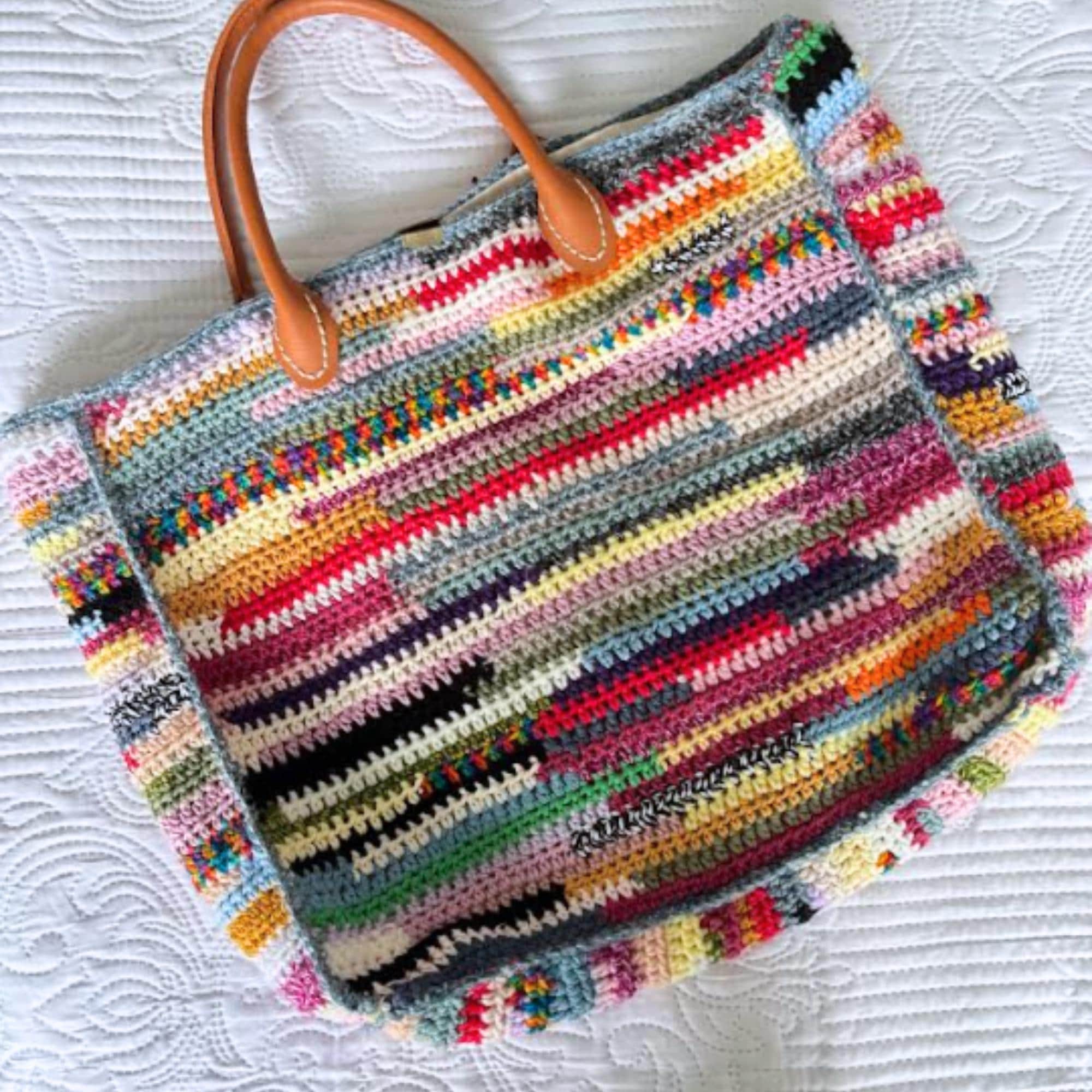 12+ Crochet Tote Pattern Crochet Tote Bag Pattern: Beginner-friendly Scrappy Design (digital