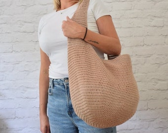 Crochet Pattern | DARLEY Bag | Oversized Slouchy Bag | Shopper Tote Bag