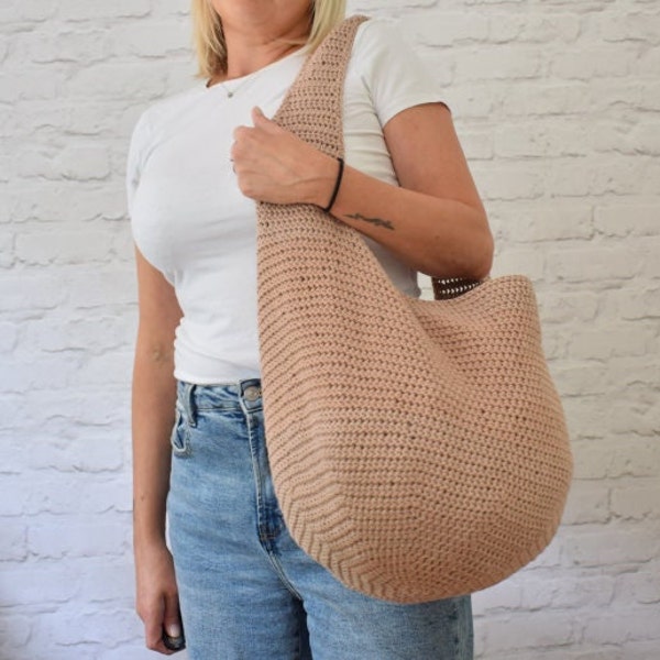 Crochet Pattern | DARLEY Bag | Oversized Slouchy Bag | Shopper Tote Bag