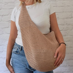 Crochet Pattern | DARLEY Bag | Oversized Slouchy Bag | Shopper Tote Bag