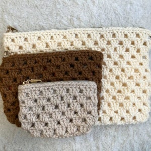 Crochet Pattern | The MABEL Zipped Bag set