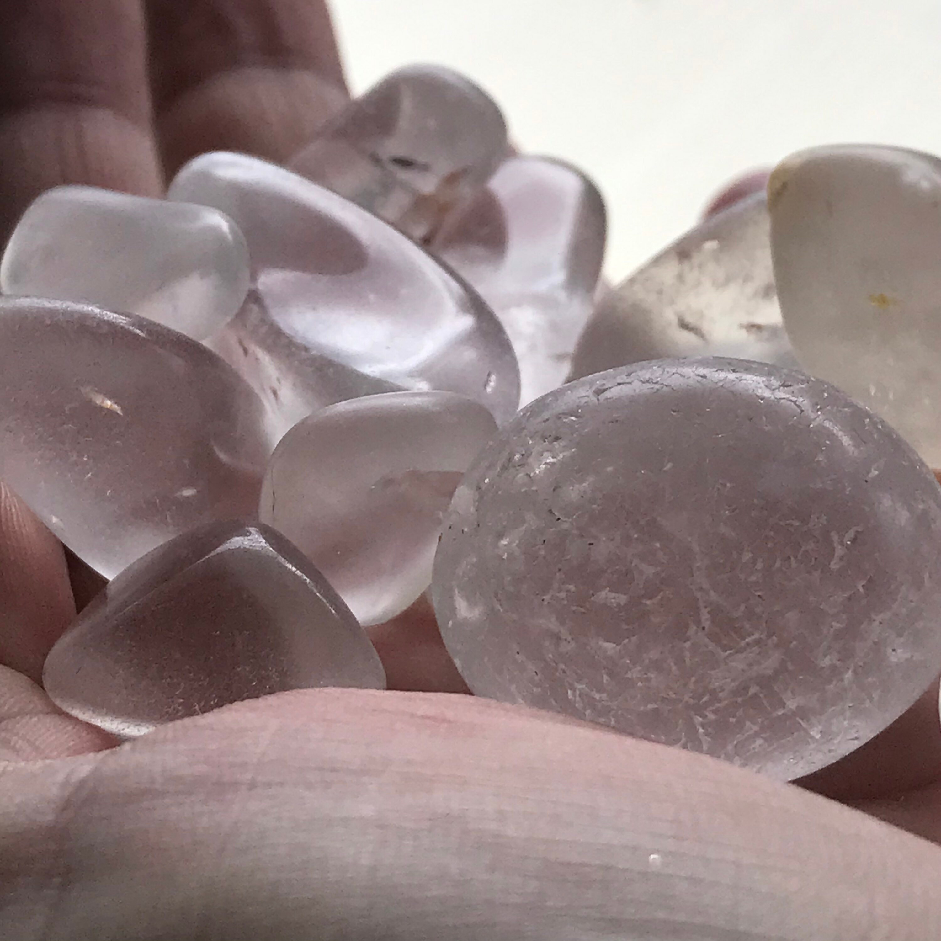 100g bulk pack of clear quartz hand tumbled gemstone crystals Etsy