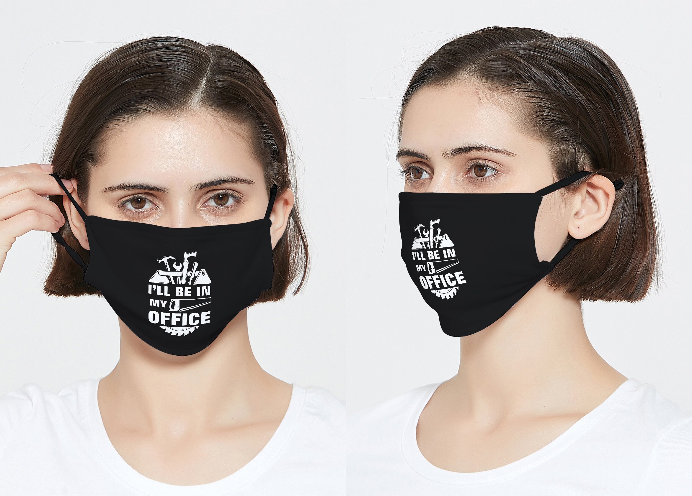 Carpenter Face Mask / Woodworking Face Mask / Sawdust is Man Etsy