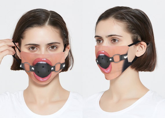 Sandet Legende tin Ball Gag Face Mask / BDSM Face Mask / Gag Mouth Mask / Erotic - Etsy