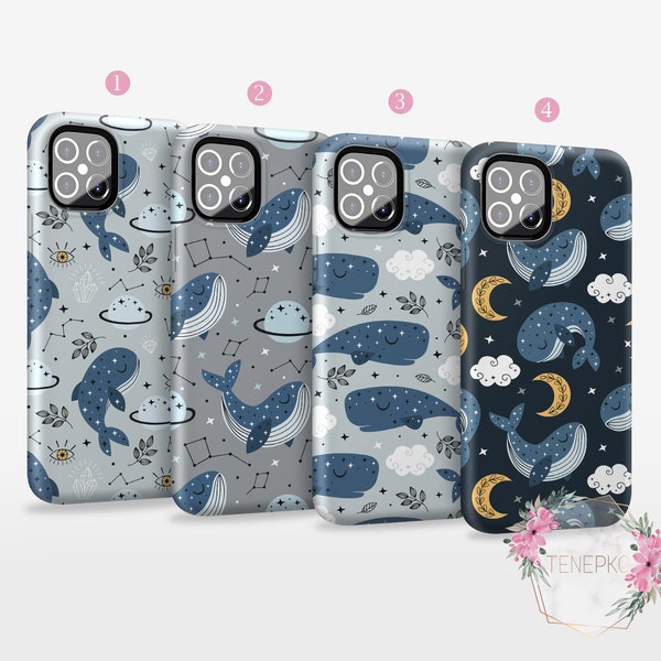 Whale phone case for Samsung S21 Plus Galaxy S20 Ultra S20 FE 5g Galaxy Note 20 10 9 Samsung  S10 S9 S8 S7 Galaxy A70 A32 A50 A90 tn108