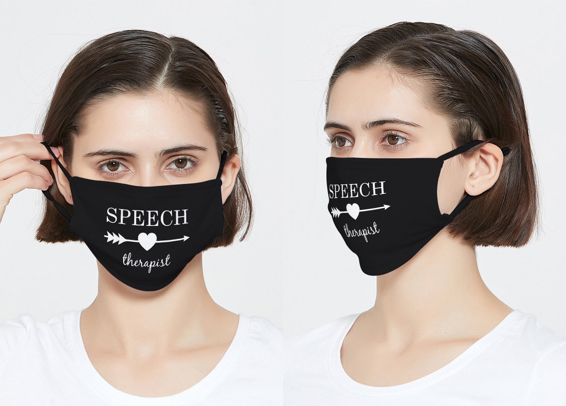Speech Therapist Mask / Speech Therapy Mask / Language Etsy
