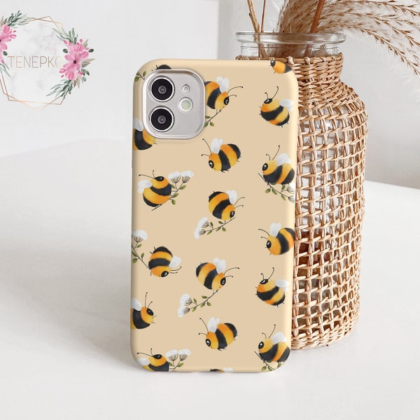 Bee phone case for Samsung  S23 S24  S21 Plus S20 Ultra S20 FE 5g Galaxy Note 20 10 9 Samsung S10 S9 Galaxy A54 A14 A22 A32 A50 A90 tn97