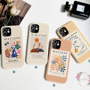 Matisse case for iPhone 15 14 pro max iPhone 13 Pro iPhone 12 Pro Max case iPhone 11 iPhone XR case iPhone XS Max iPhone X iPhone 8  tn201