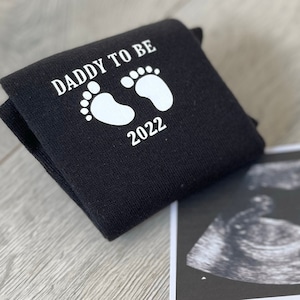Personalised Father&#39;s Day Socks * Daddy to be gift
