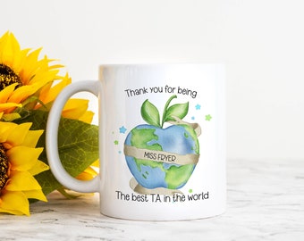 Personalised Teacher Thank You Gift, Thank You Nursery and Teaching Assistant Gift, End of Term Gift For Teachers, Nursery TA, Key Worker