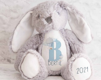 Personalised Bunny Rabbit * New Baby Gift * Baby Shower Gift * New Baby Gift *