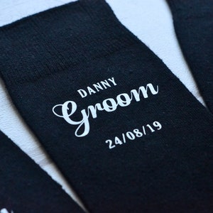 Personalised Wedding Socks Groom Page Boy Best Man Groomsman Gift - Etsy