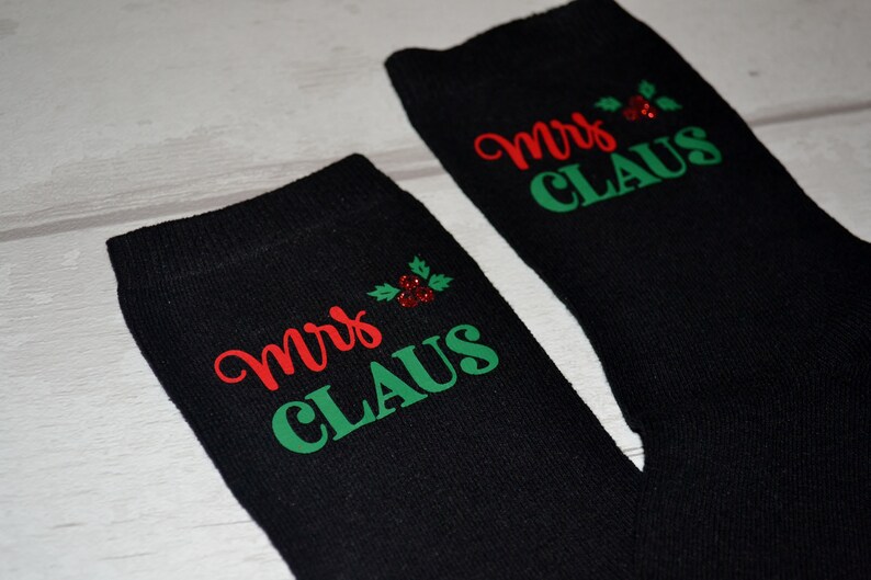 Mr & Mrs Christmas Socks Novelty Socks Stocking Filler Etsy UK