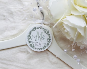 Personalised Wedding Hanger, Acrylic Hanger Tag, Hanger Tags, Bridesmaid gift, Maid of Honour, Flower Girl