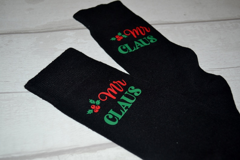 Mr & Mrs Christmas Socks Novelty Socks Stocking Filler Etsy UK