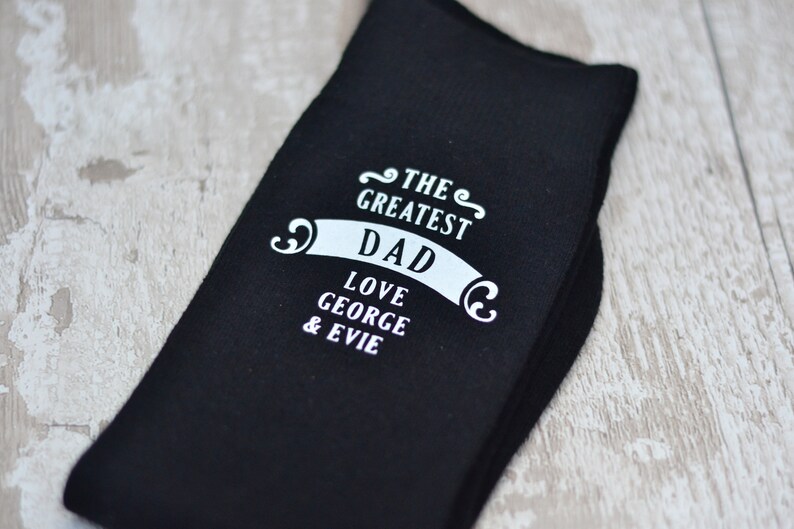 Personalised Father's Day Socks Etsy