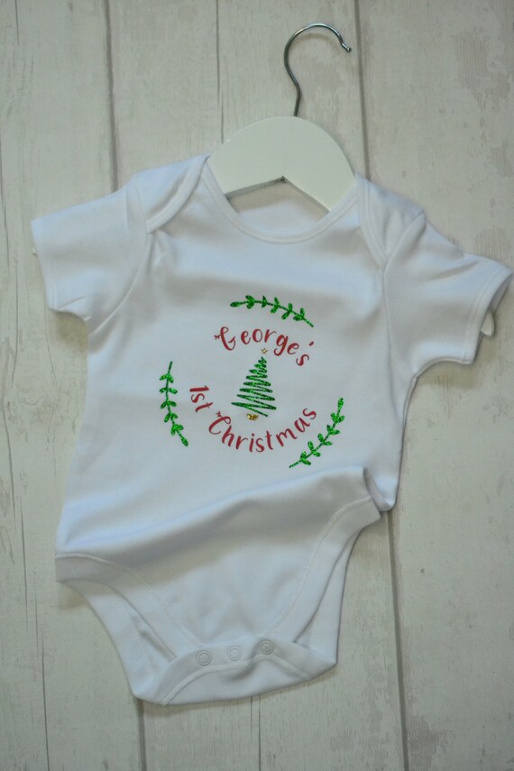 personalised my first christmas outfit