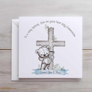 Baptême personnalisé | Baptême | Carte de communion