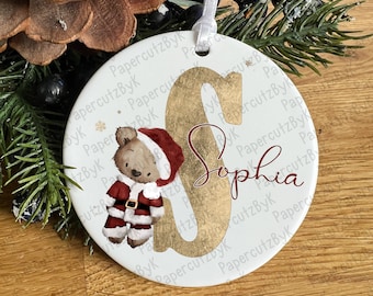 Personalised Christmas decoration - Christmas tree bauble