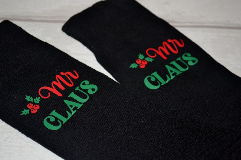 Mr & Mrs Christmas Socks Novelty Socks Stocking Filler Etsy UK