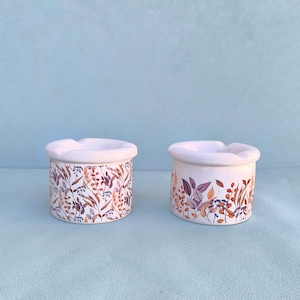 Retro Ceramic Ashtray With Lid, Fall Leaves Design Ashtray For Outdoors, Smoker Gift