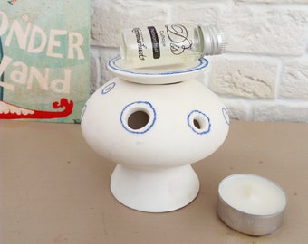 Ceramic Oil Burner Mushroom Shape, Small Wax Tart Burner, Aromatherapy Gifts For New Home
